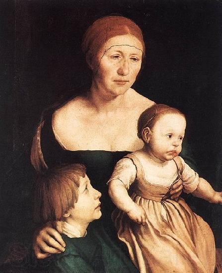Hans holbein the younger The Artist's Family Spain oil painting art
